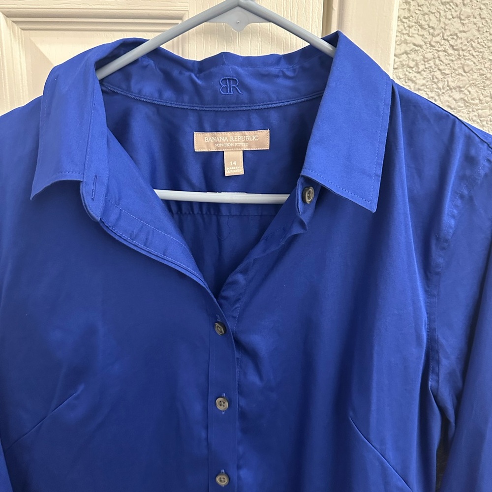 Banana Republic Blue Button Down Shirt